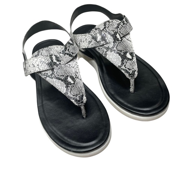 Naturalizer Lincoln white snake sandal - Picture 1 of 11